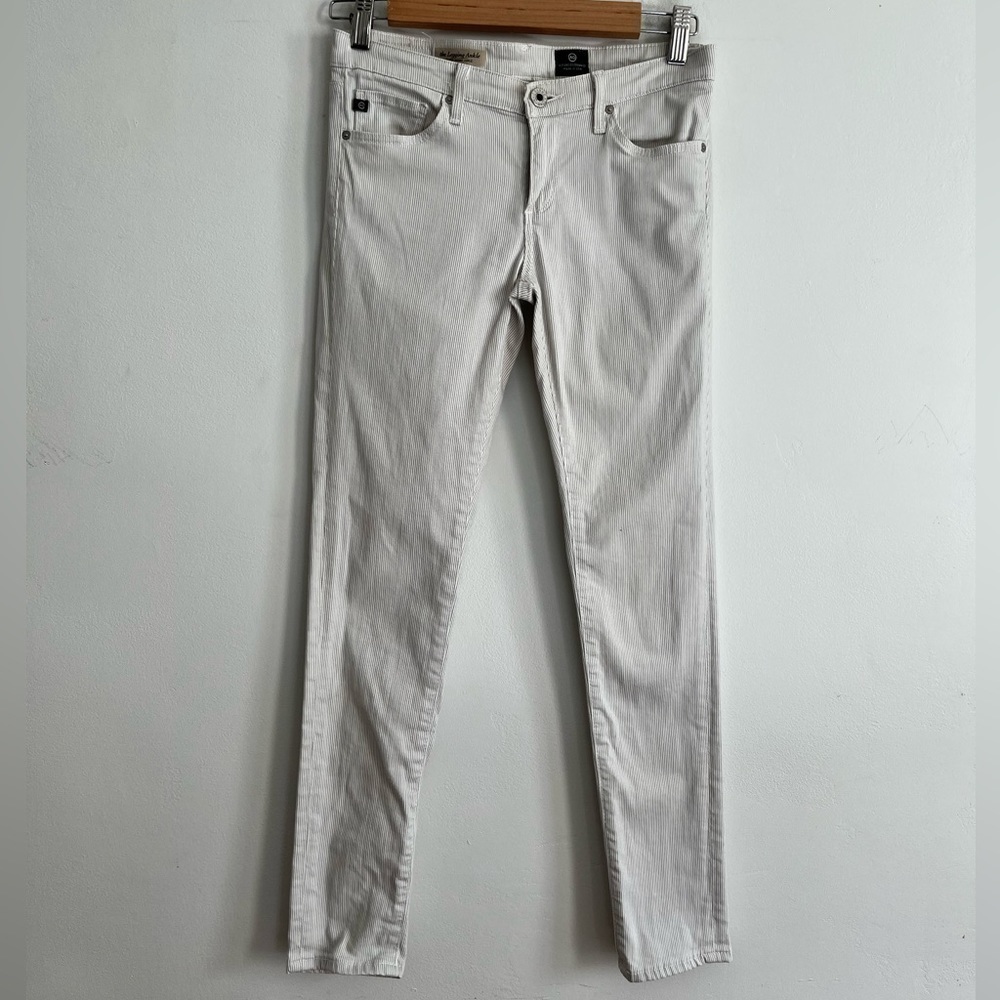 AG Adriano Goldschmied Jeans The Legging Ankle Striped Skinny Women's Size 26